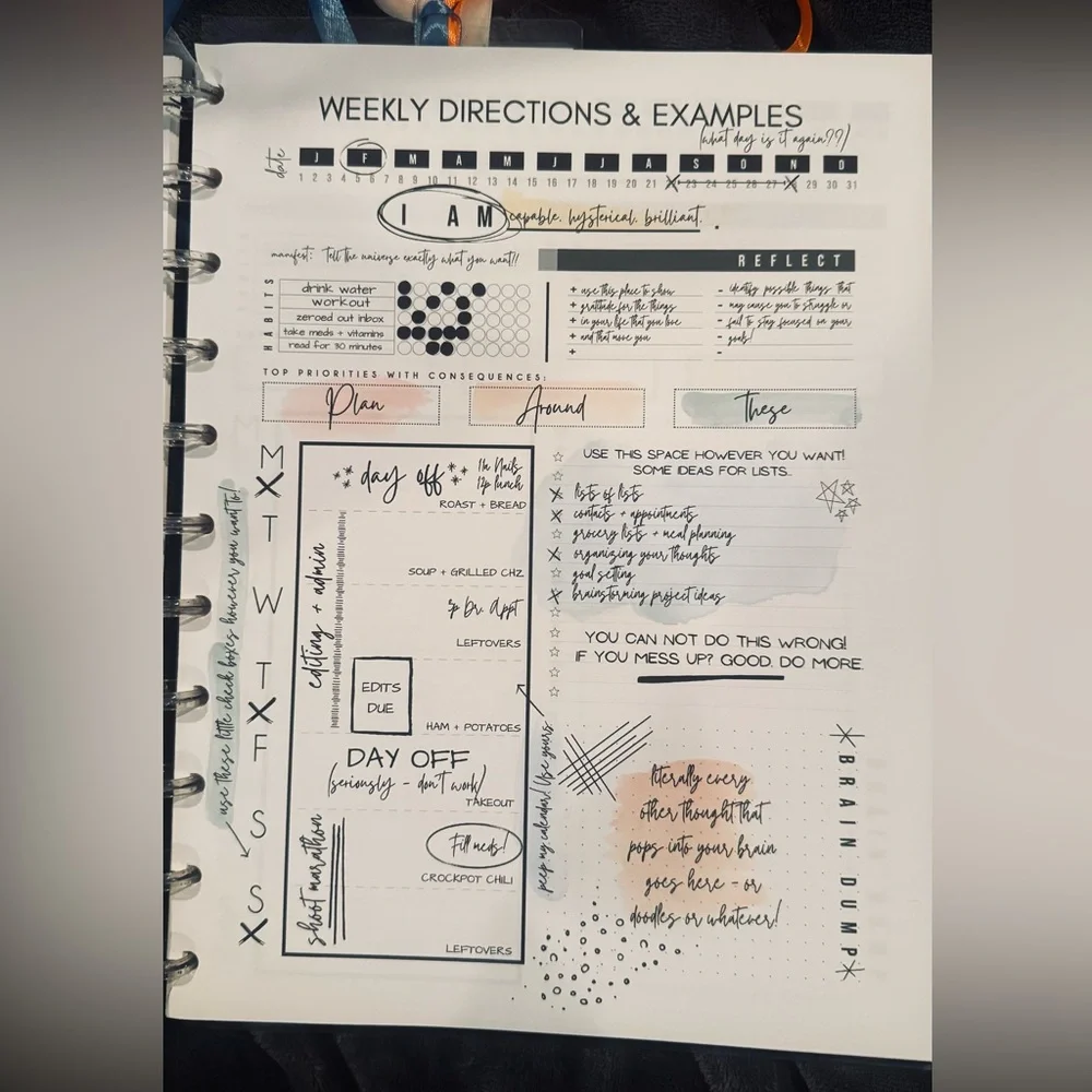 Colorful Yearly Life Planner
